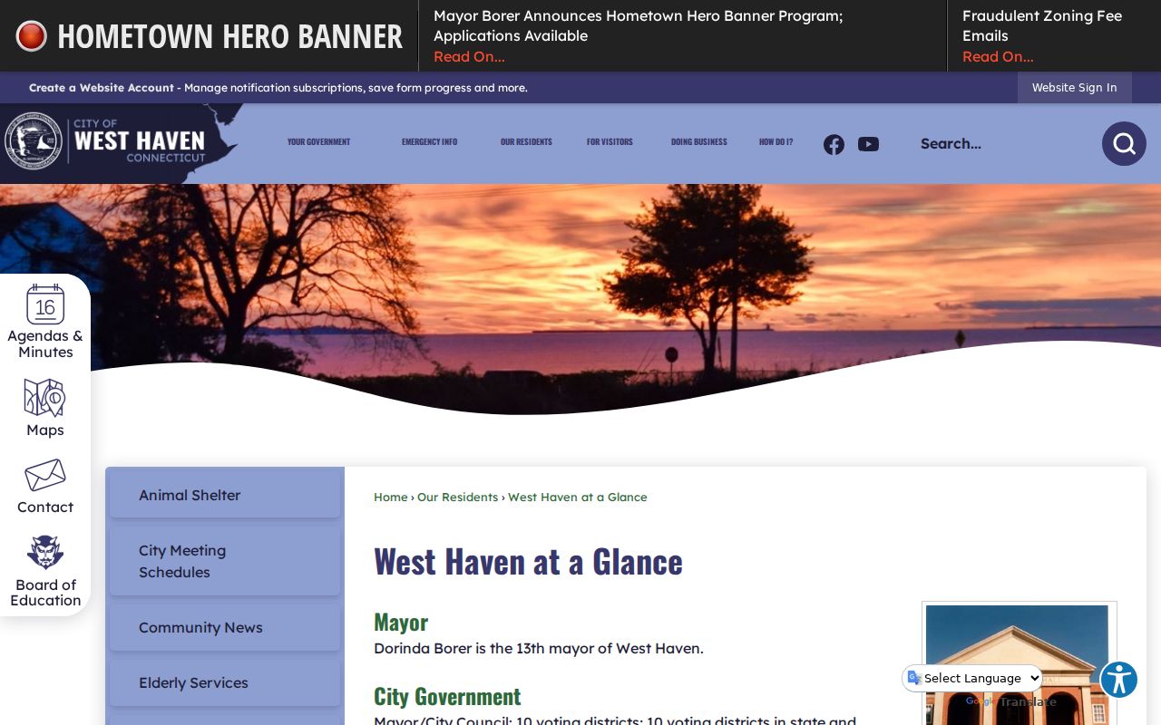 West Haven residents directory official city context